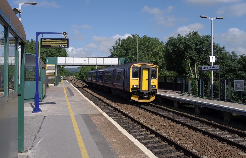 Nailsea and Backwell railway station MMB C6 150243