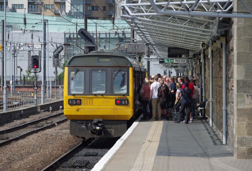 Newcastle railway station MMB 07 142018