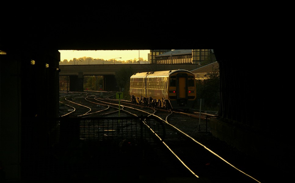 Nottingham railway station MMB 12 158842