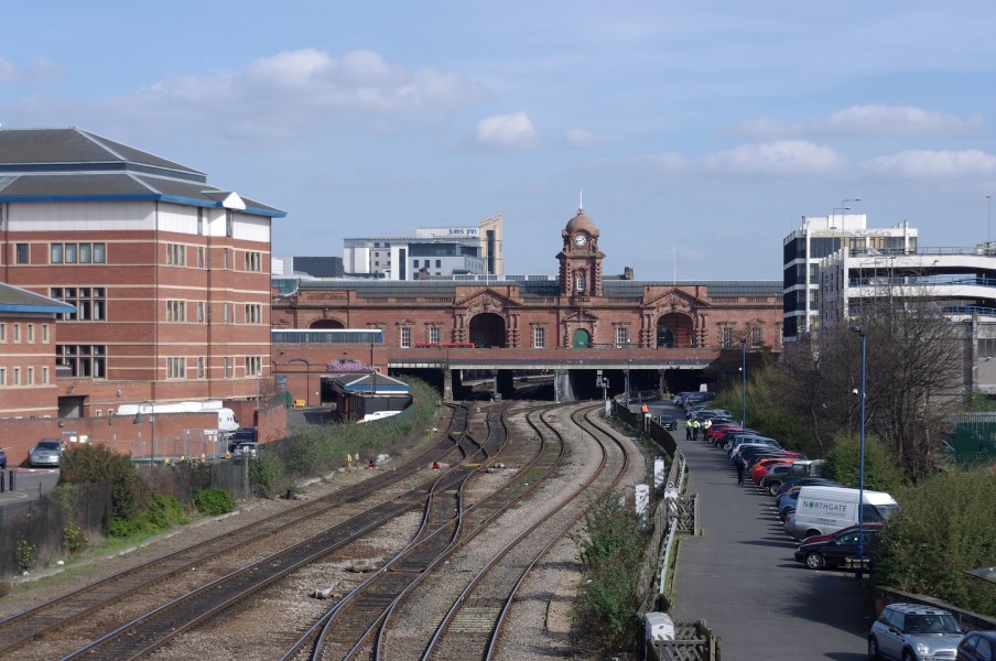 Nottingham railway station MMB 58