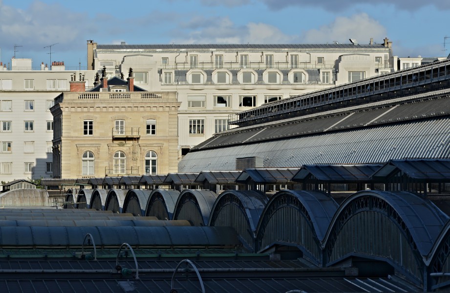 Paris Gare de l'Est toits 2013