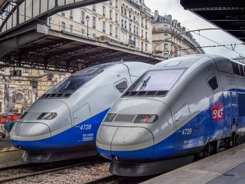 Paris TGV trains gare de l'Est P1260789