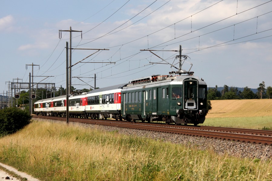 SBB Historic BDe 4-4 1643 and SBB School Train