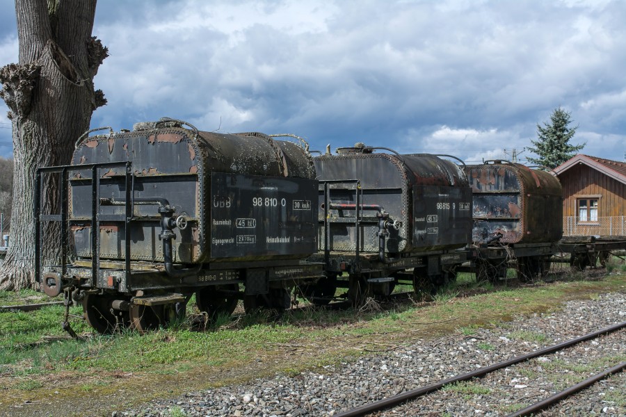 Sierning Steyrtalbahn Bahnhof Neuzeug 3 Wasserwagen 45hl