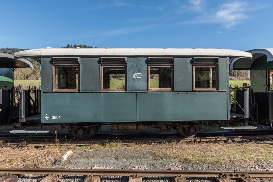 Straßburg Pöckstein-Zwischenwässern Gurktalbahn Waggon Seitenansicht 28102016 5199