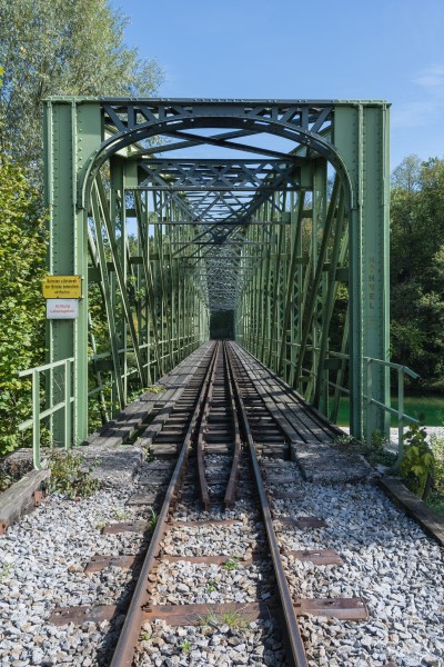 Waldneukirchen Steyrtalbahn GstNr 1116 Brücke Gleis 2015