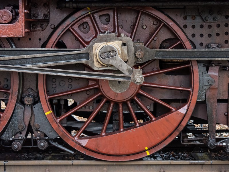 Wheels of a Prussian P8-P1330758
