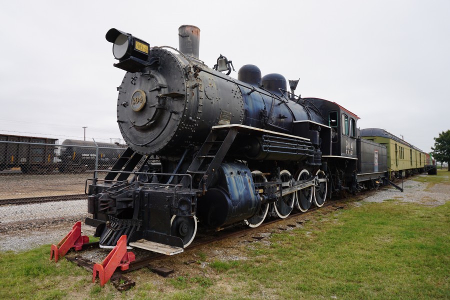 Wichita Falls Railroad Museum October 2015 04 (Fort Worth & Denver ALCO 2-8-0 No. 304)
