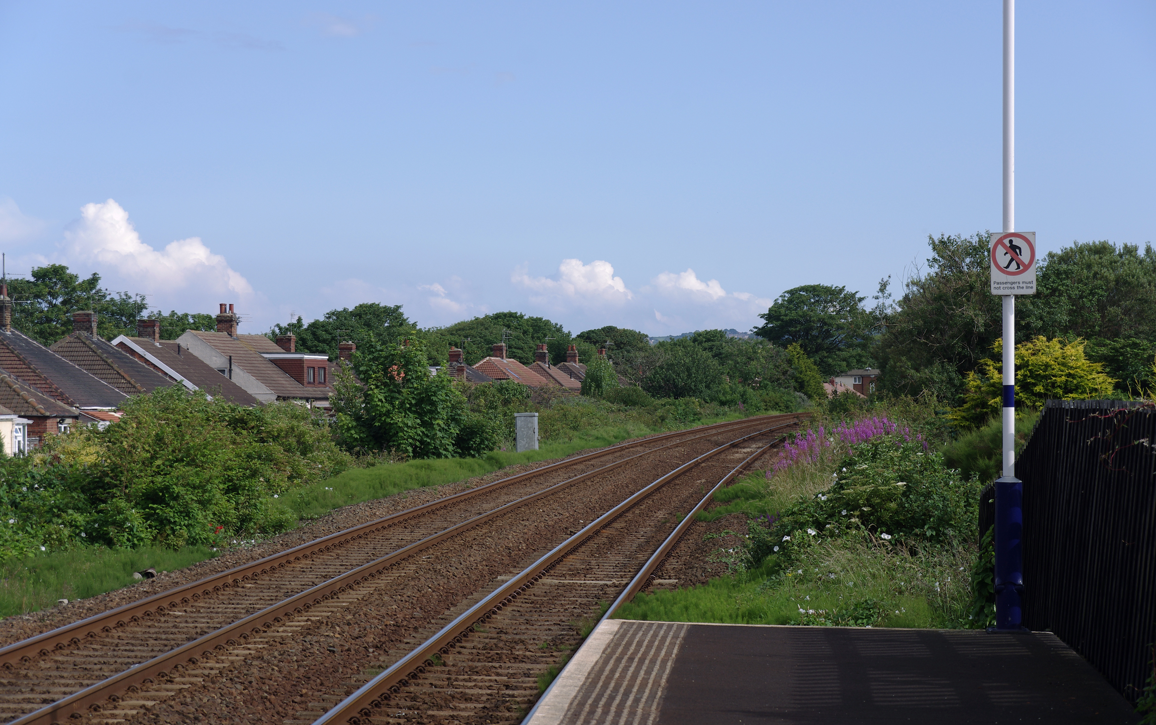 Redcar East railway station MMB 08