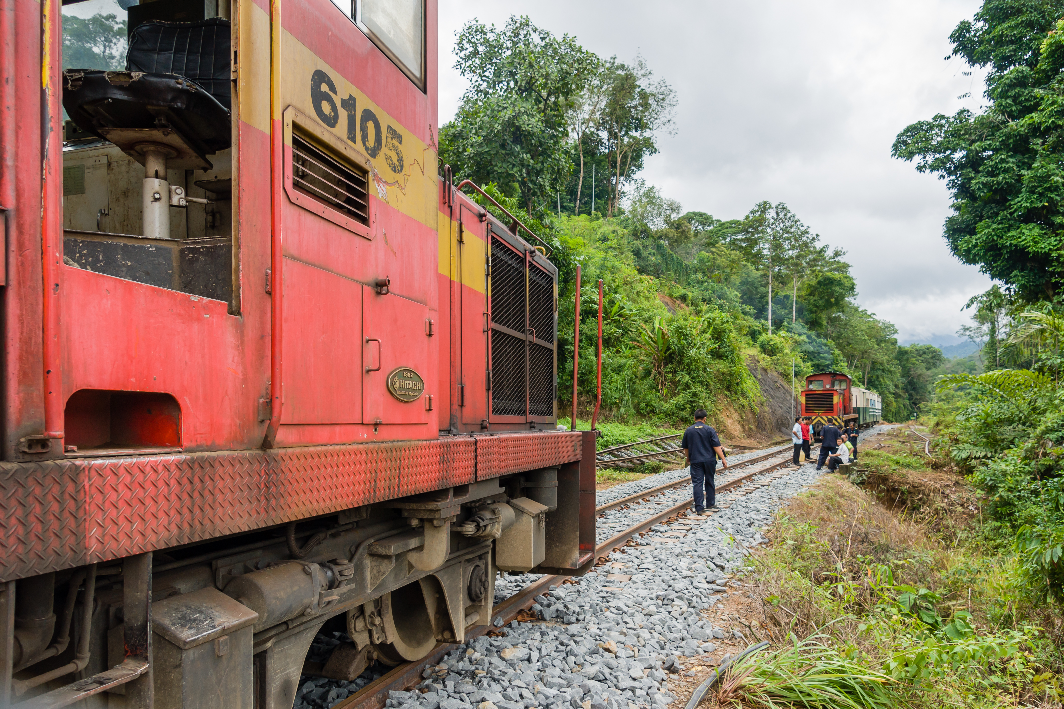 SabahStateRailway-Lok6105-Hitachi-1992-02