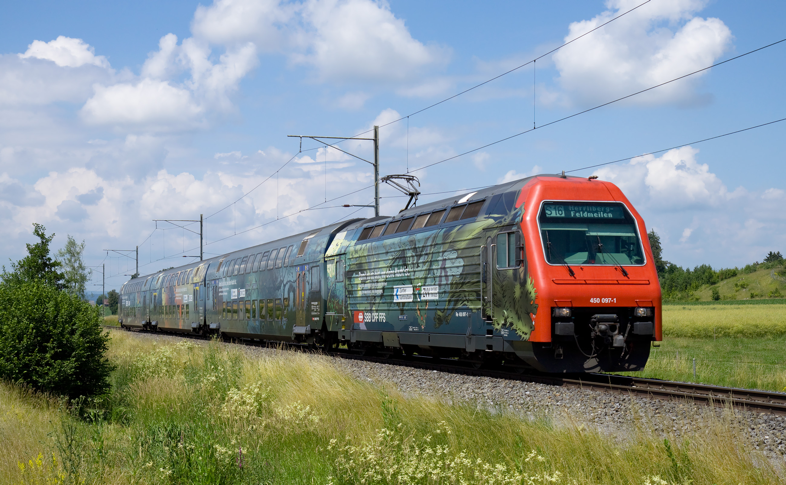 SBB Re 450 097 ZKB Nachtnetz