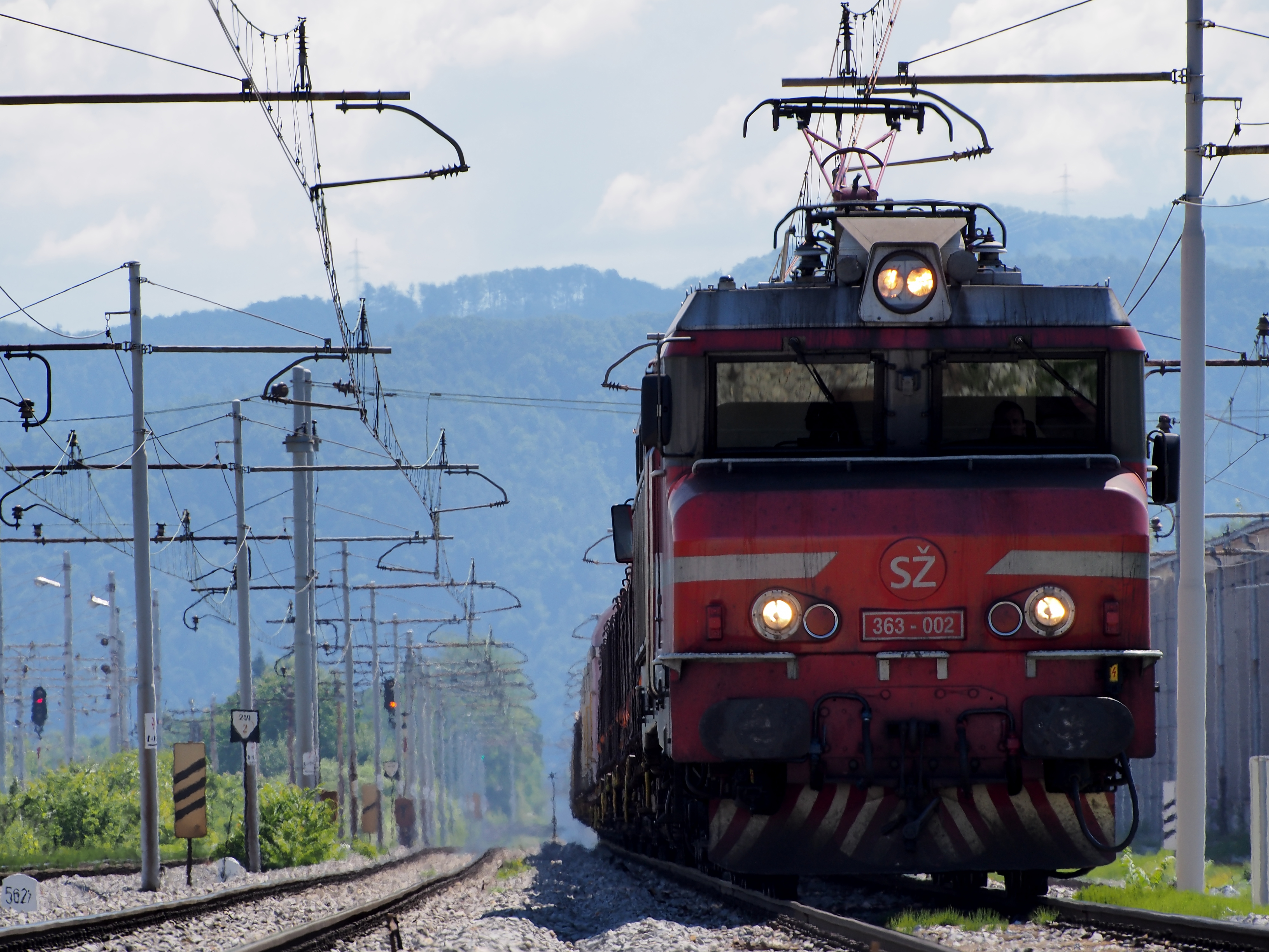 Slovenian Railways freight train