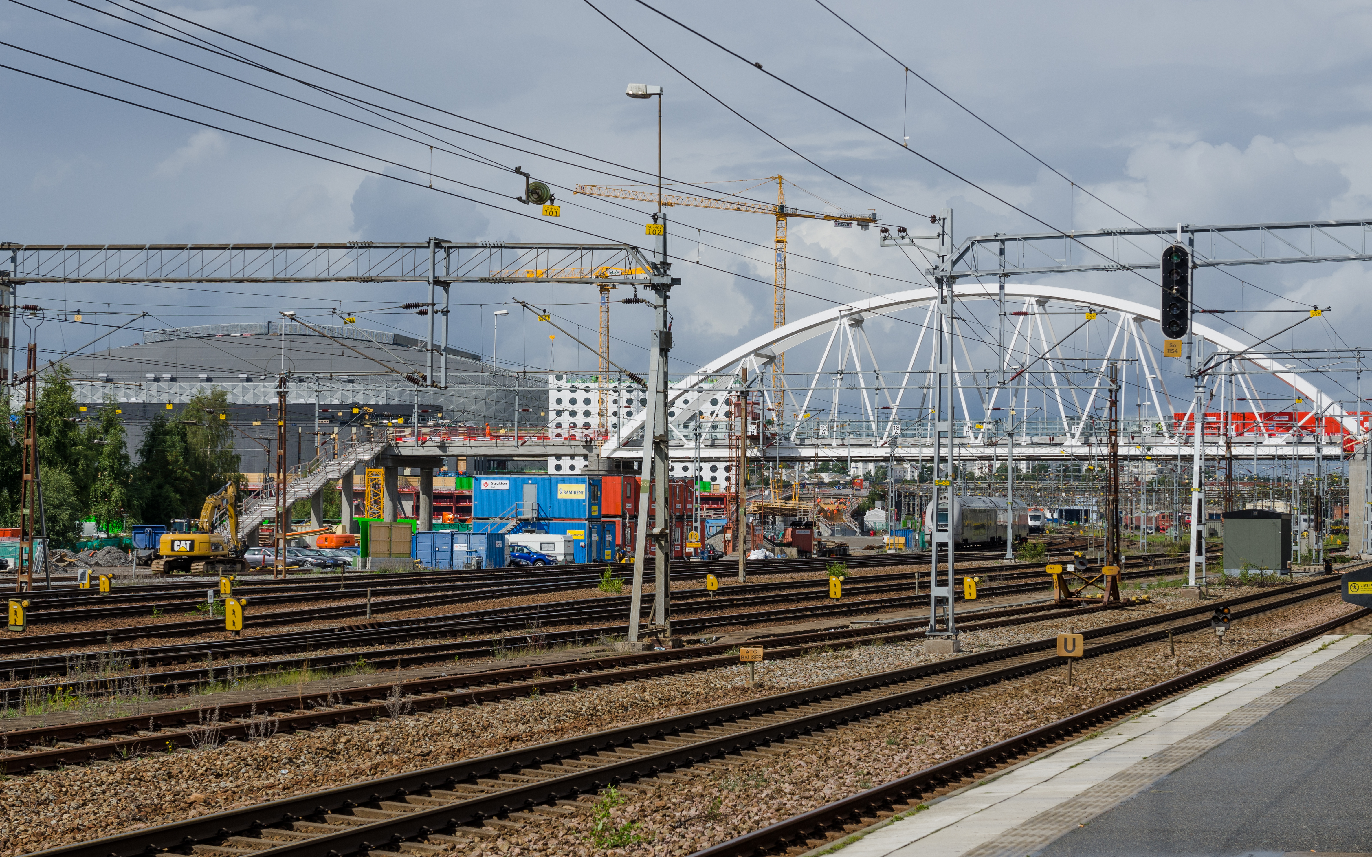 Solna station August 2012