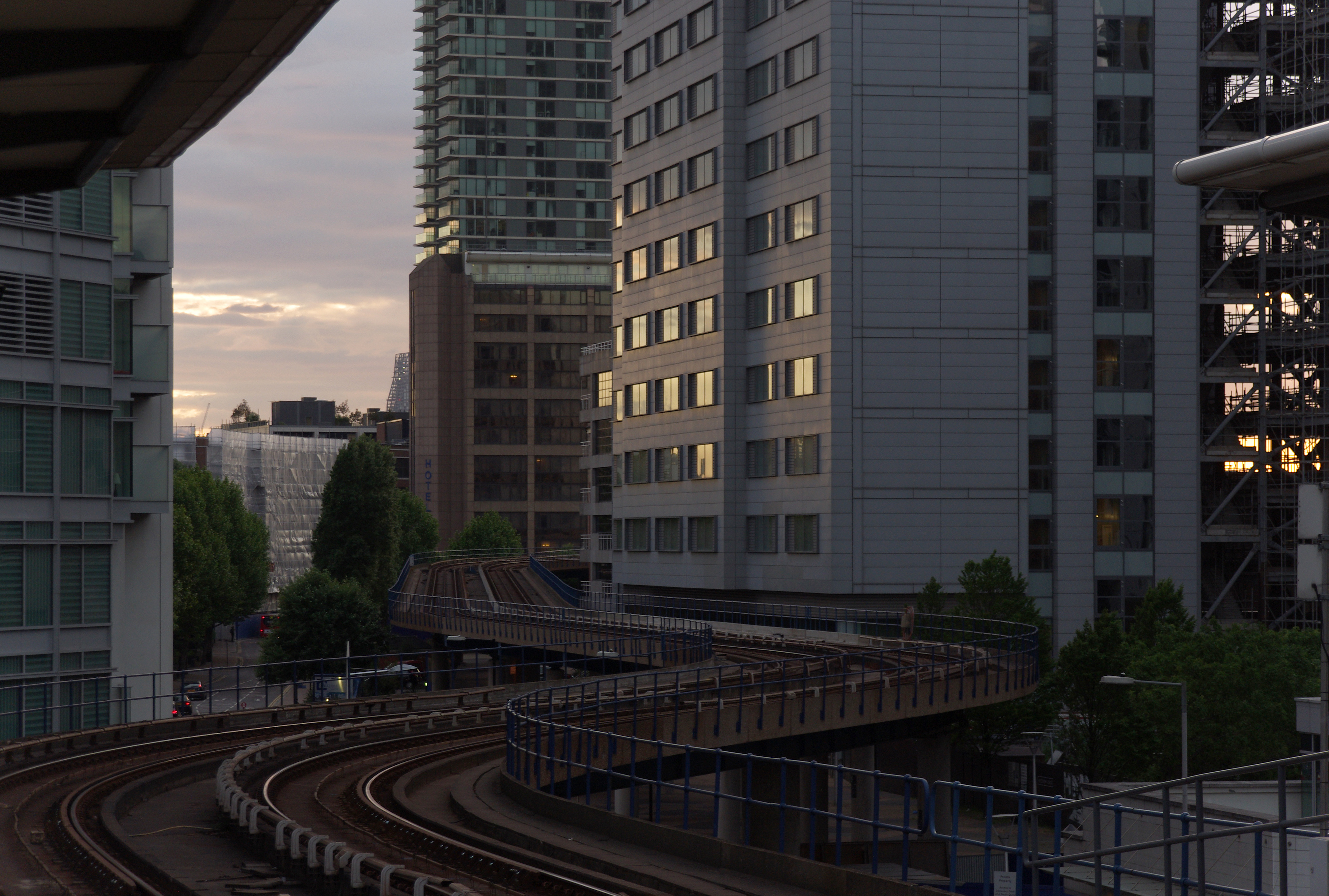 South Quay DLR station MMB 06