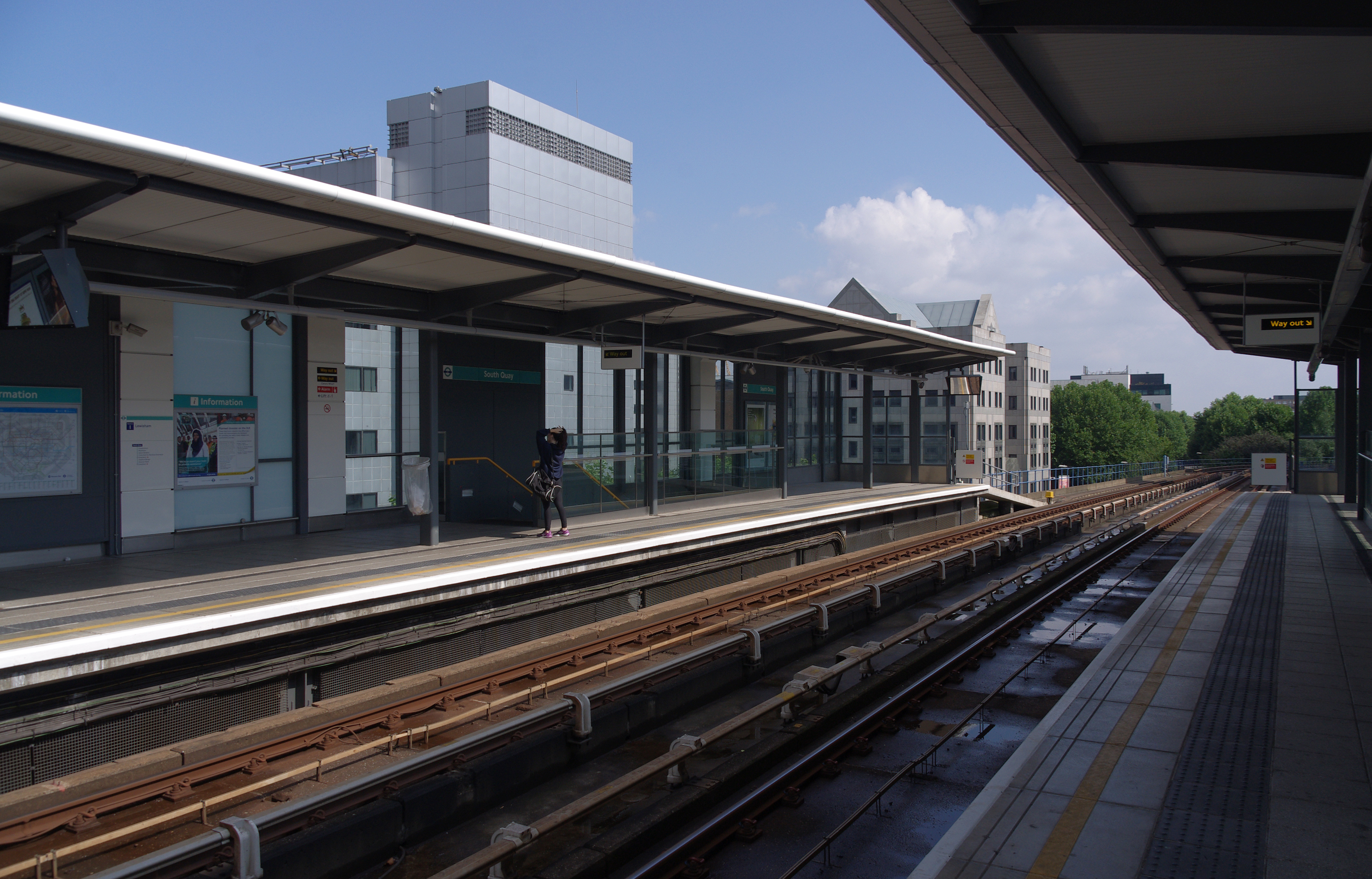 South Quay DLR station MMB 11