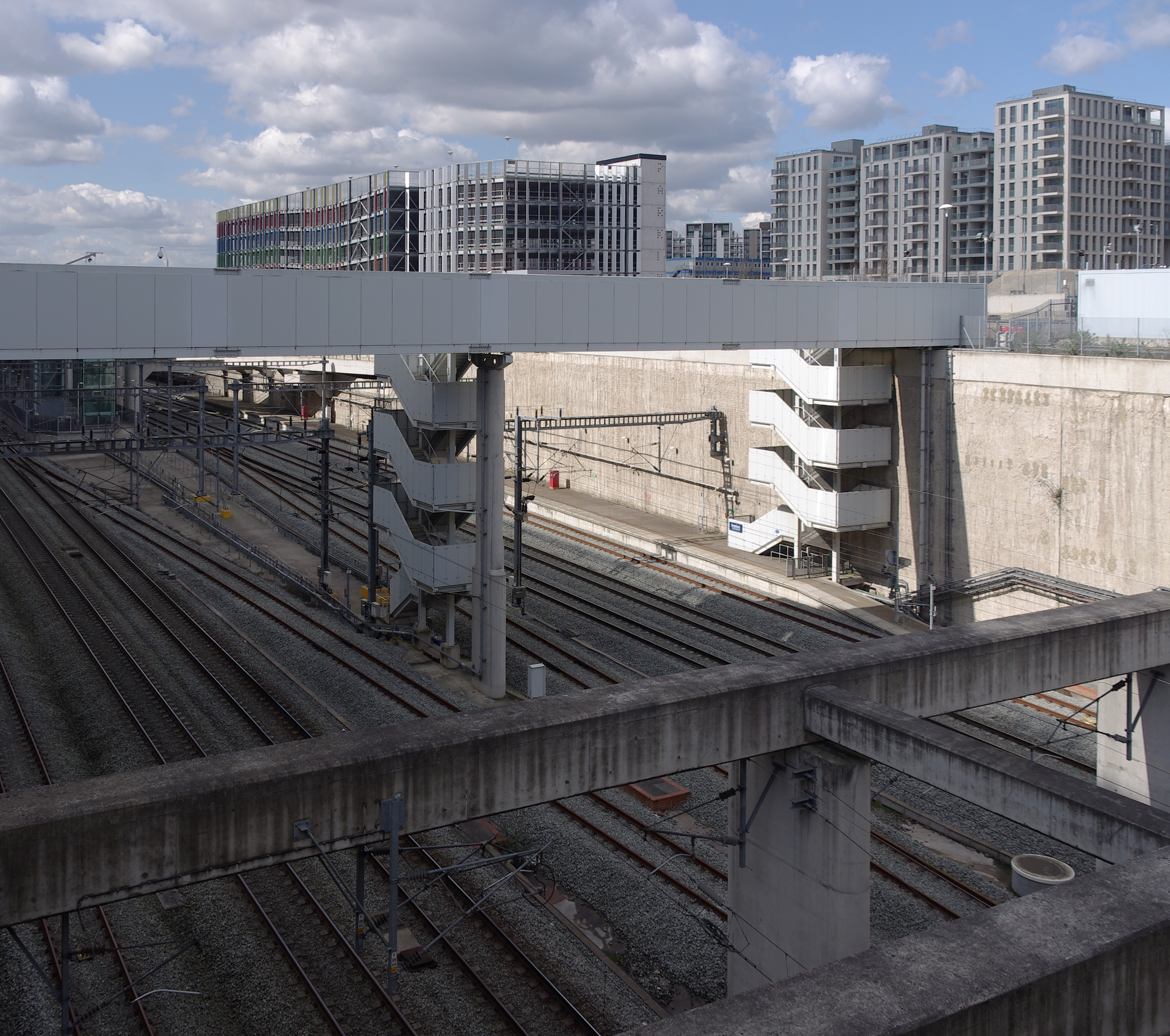 Stratford International station MMB 25