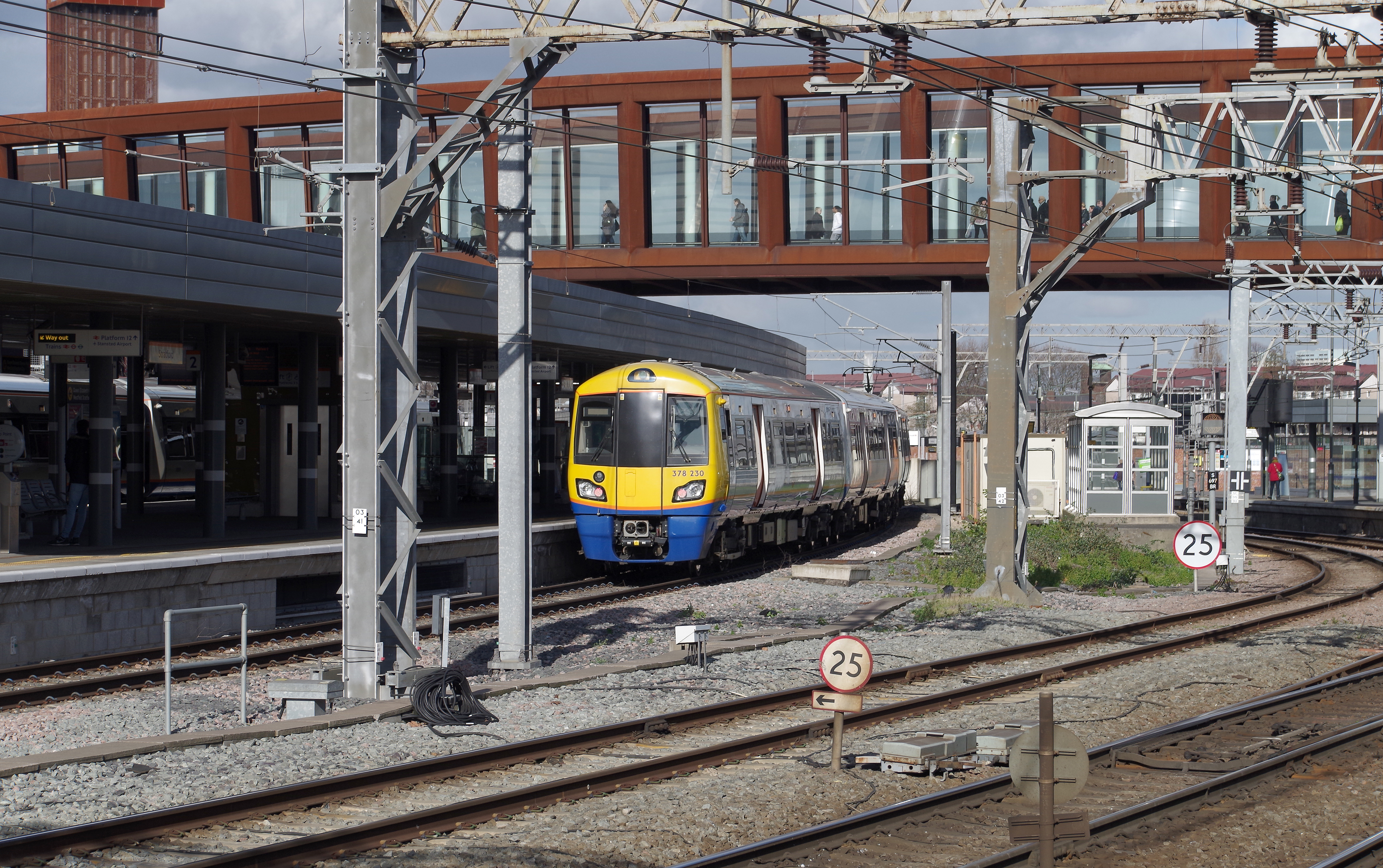 Stratford station MMB 45 378230