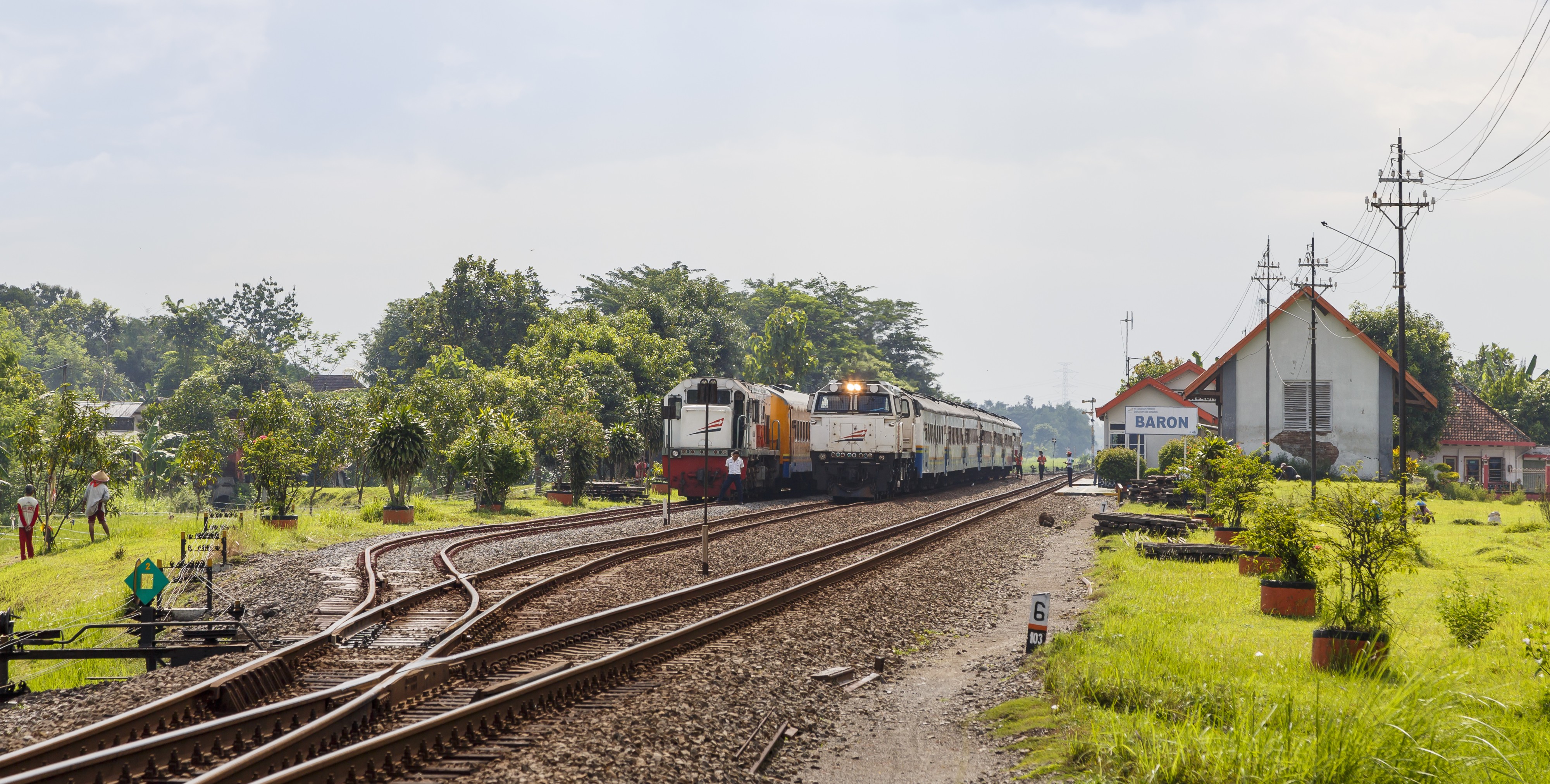 Baron Nganjuk Java Indonesia Baron-Railway-Station-01