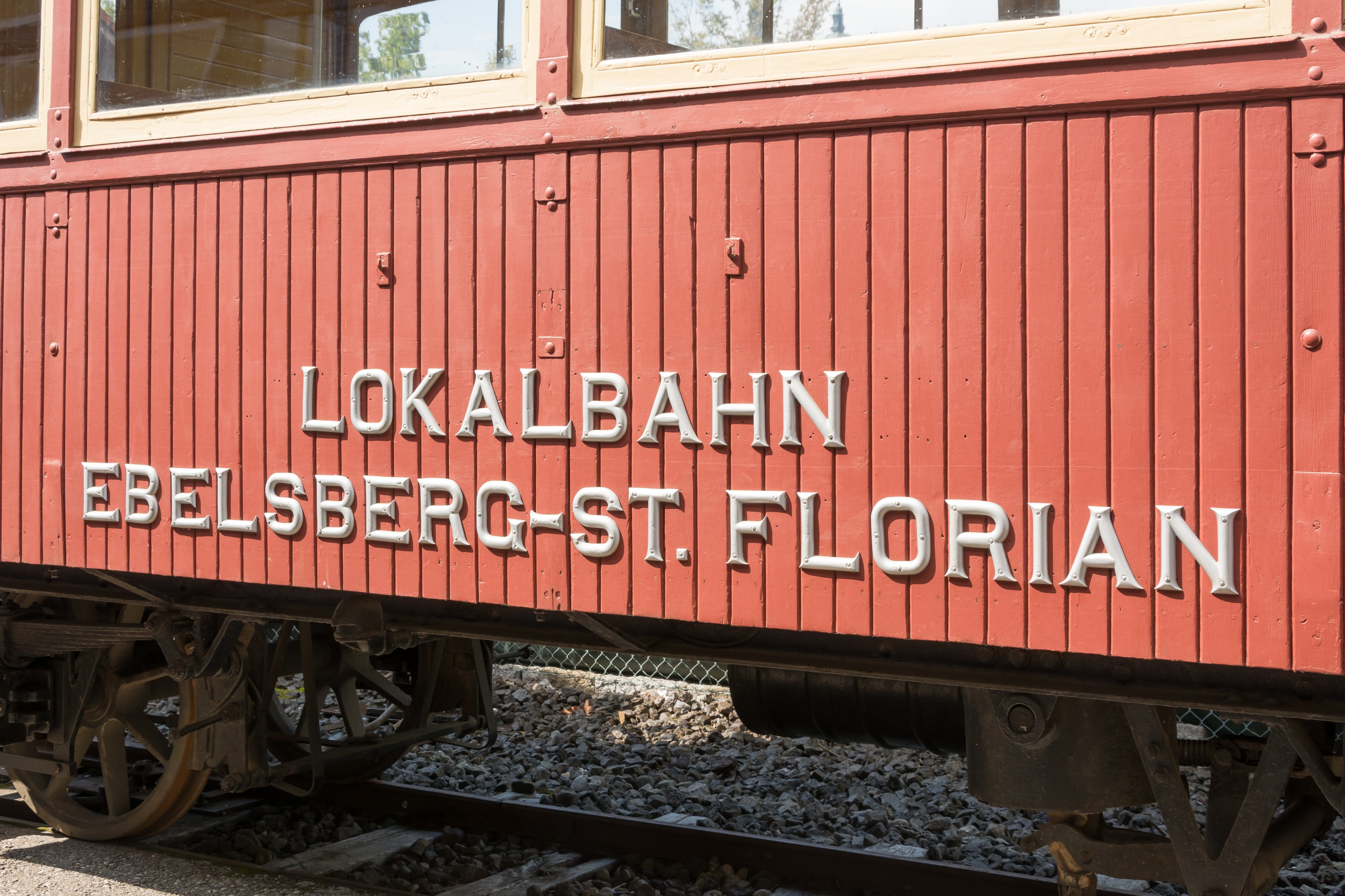 Florianerbahn Beiwagen EP3 Beschriftung