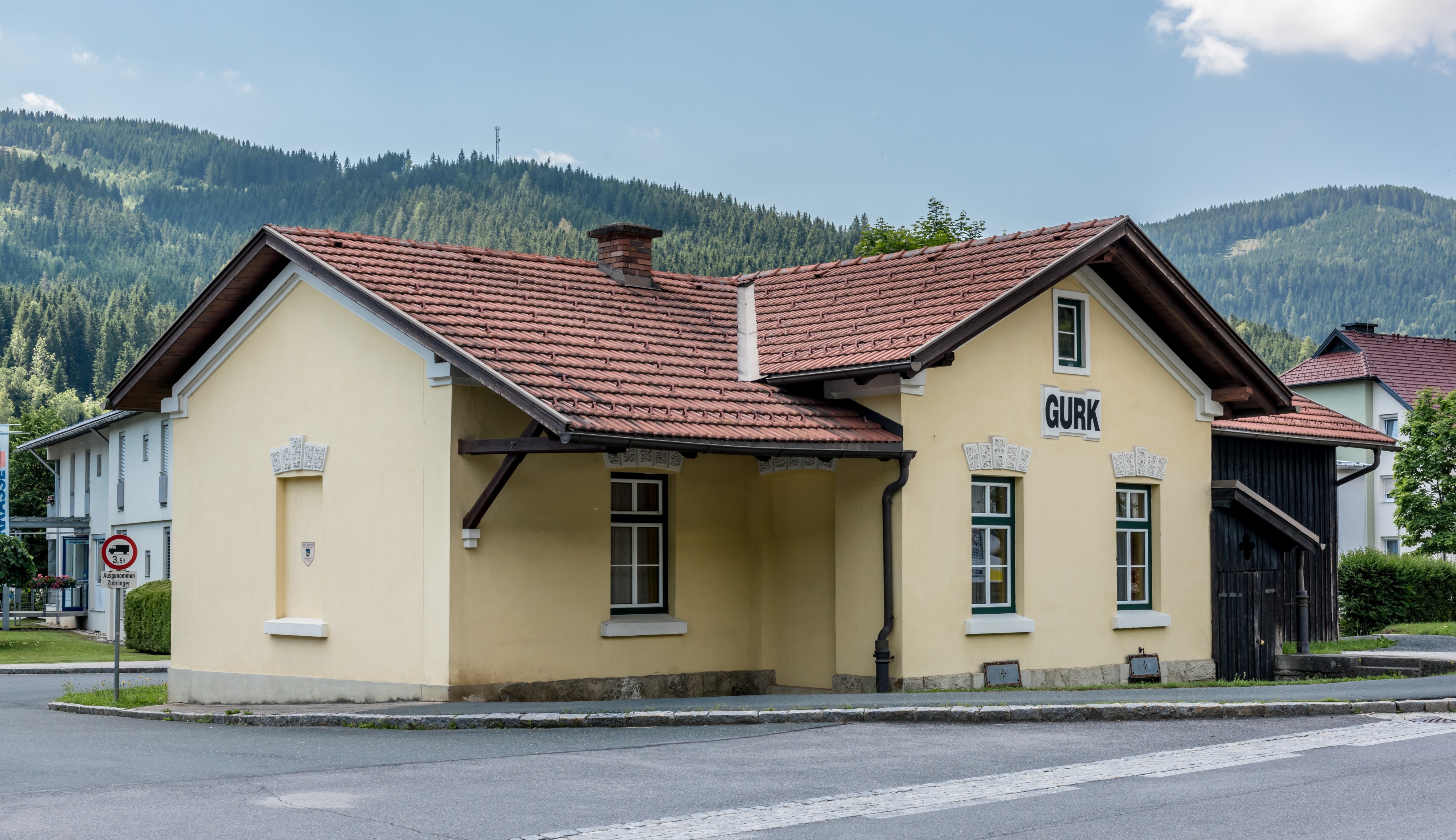 Gurk Die Gurktalbahn ehemaliger Bahnhof 13062017 9428