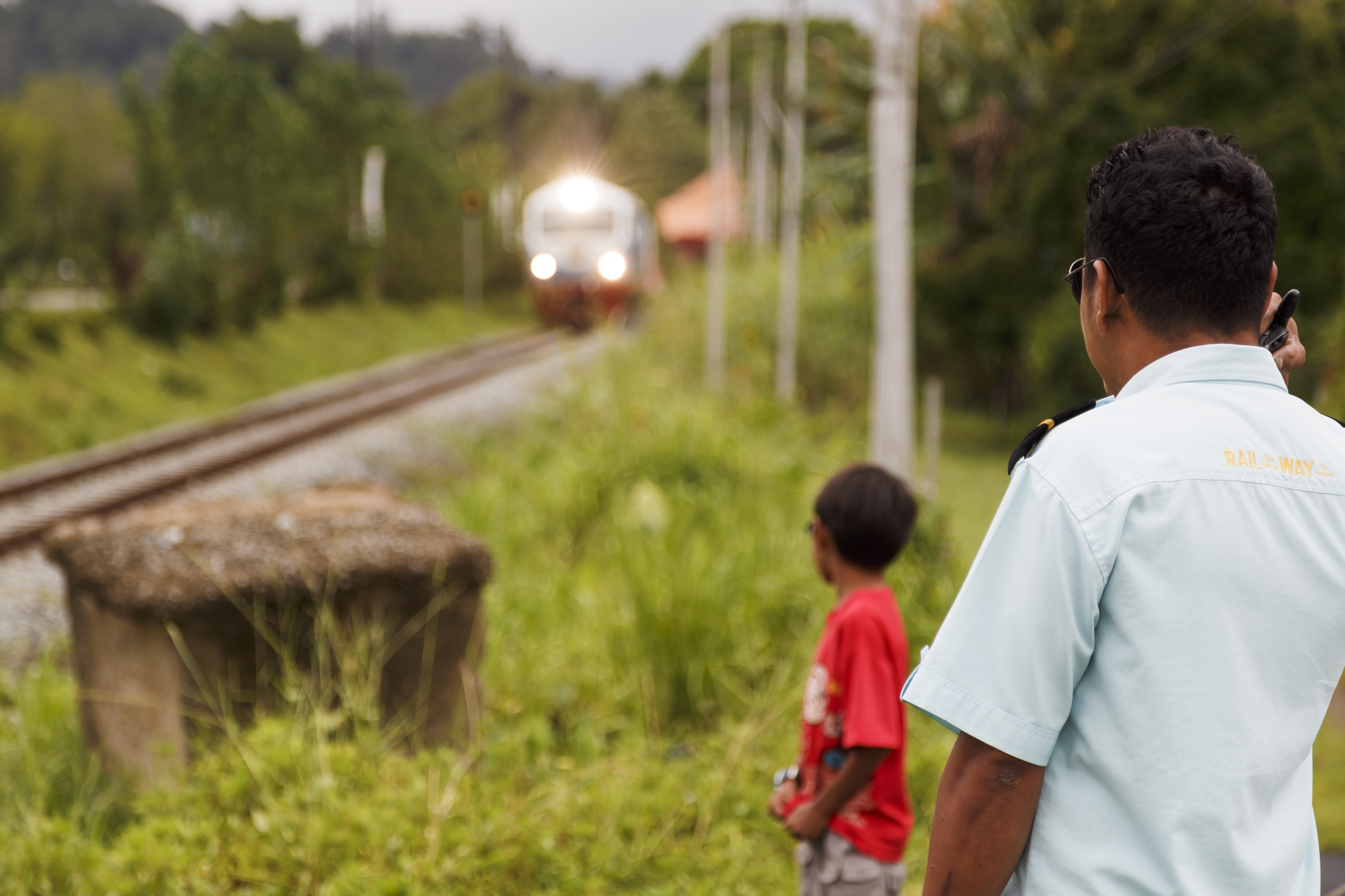 Sabah Malaysia Lineman-of-Sabah-State-Railway-in-Beaufort-01