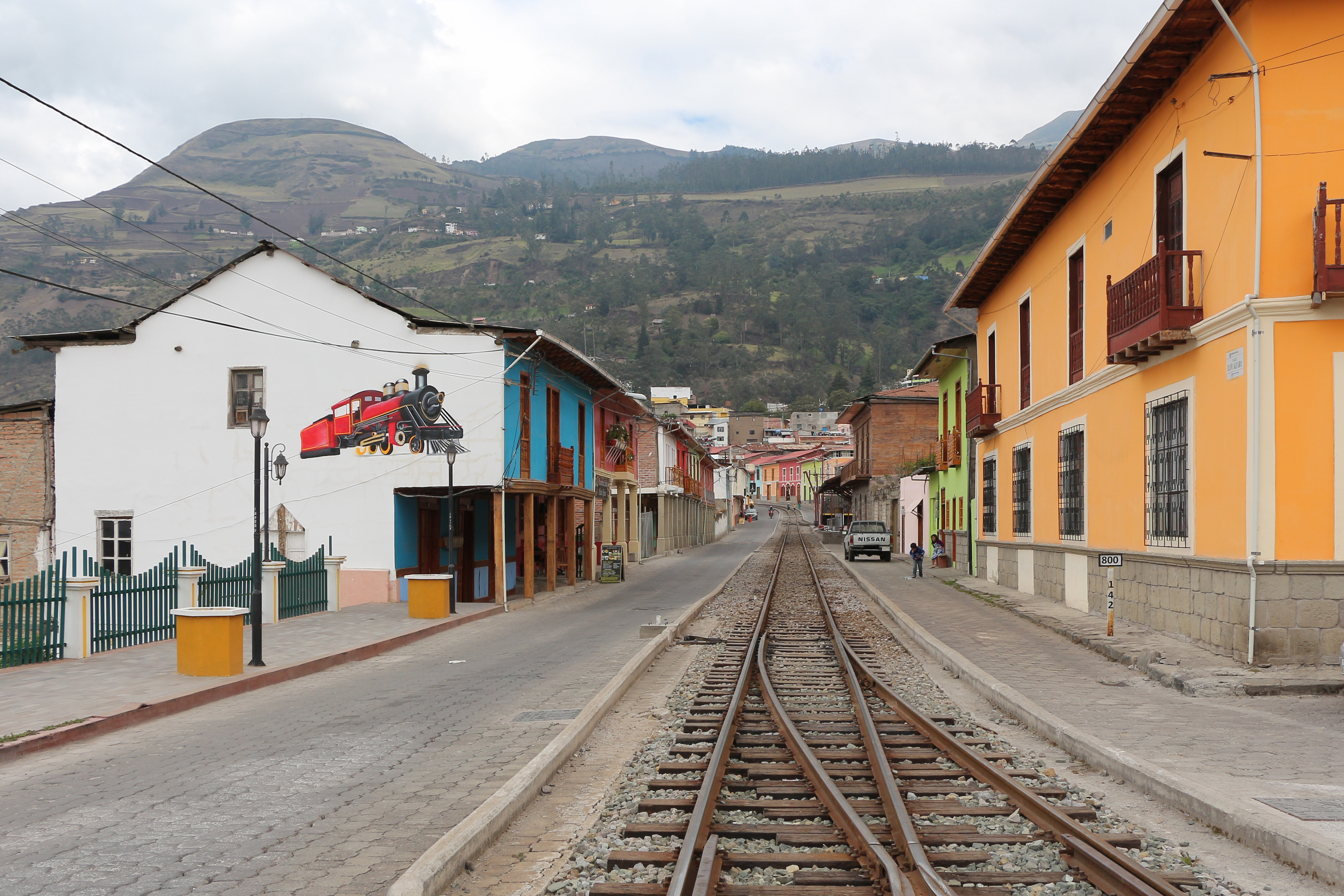 Train station of Alausí 01