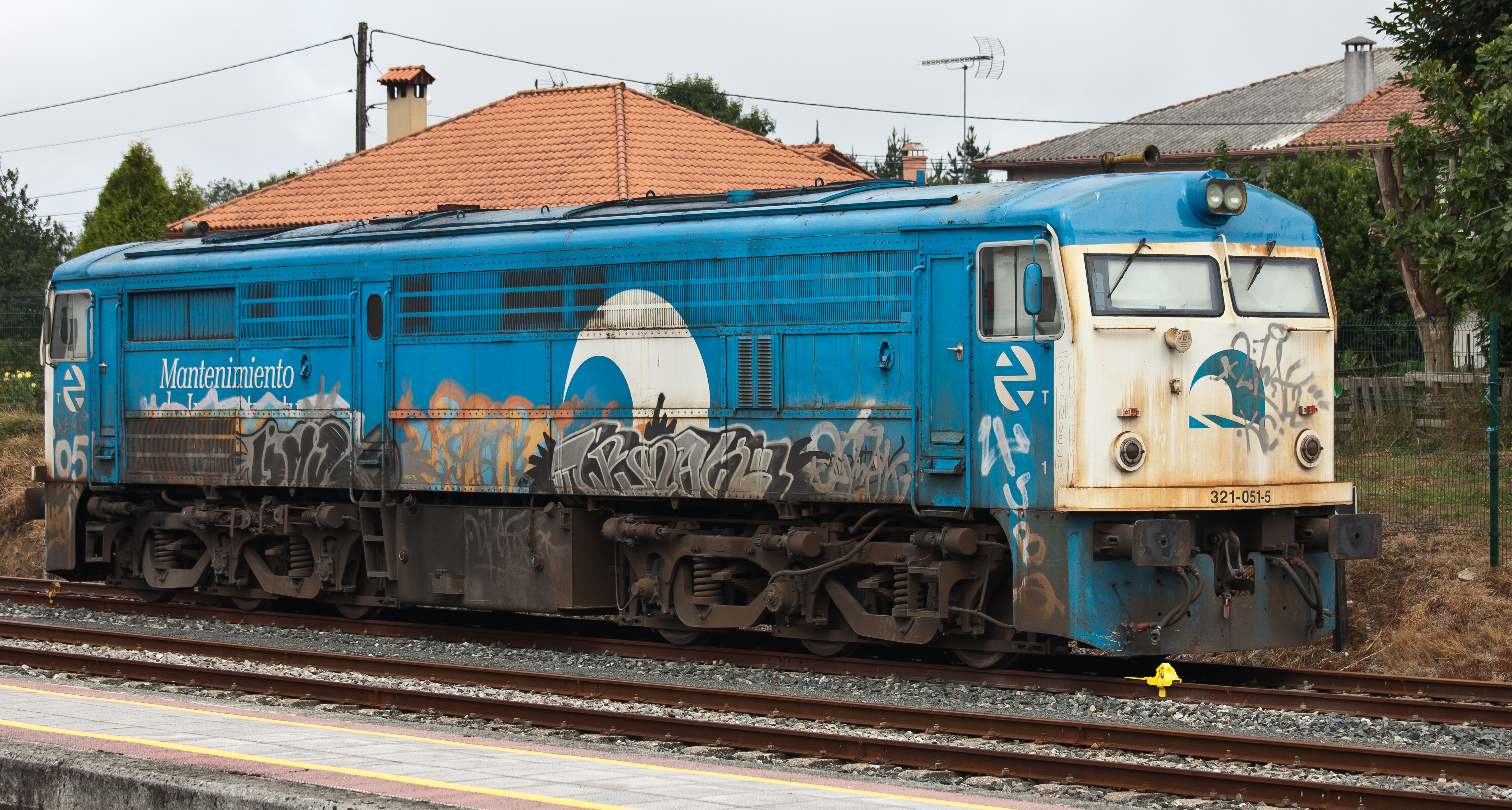 Tren de mantemento - Curtis - Galiza