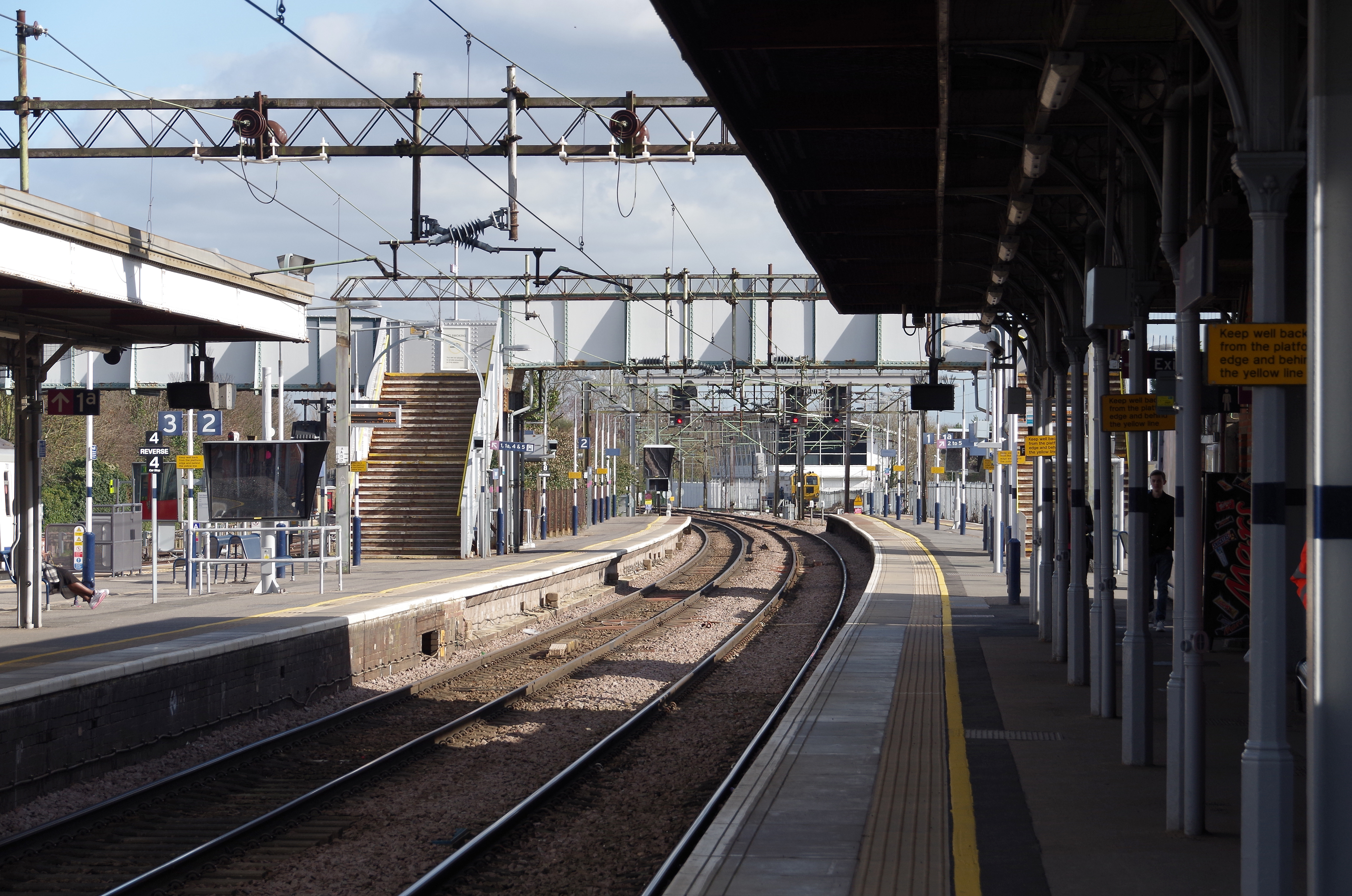 Upminster station MMB 17