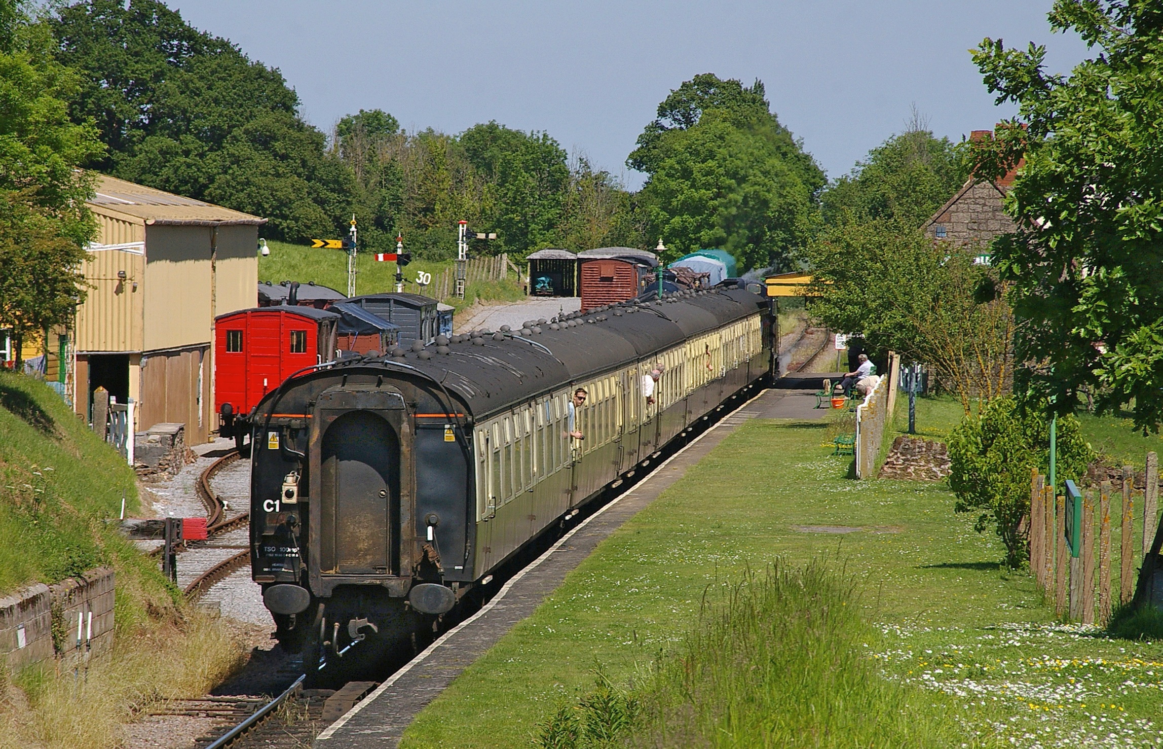 Washford railway station MMB 11 88
