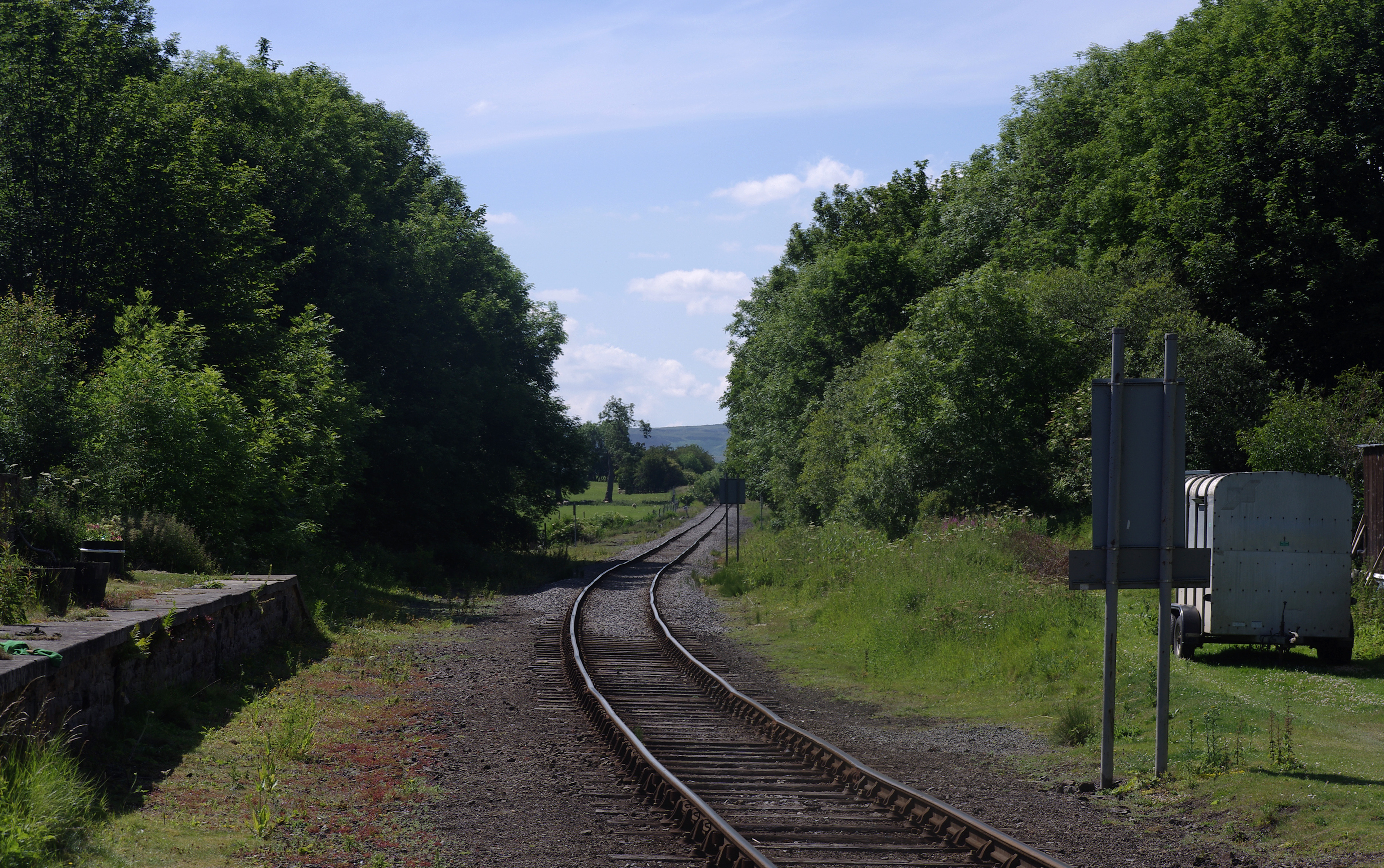 Wensley railway station MMB 04