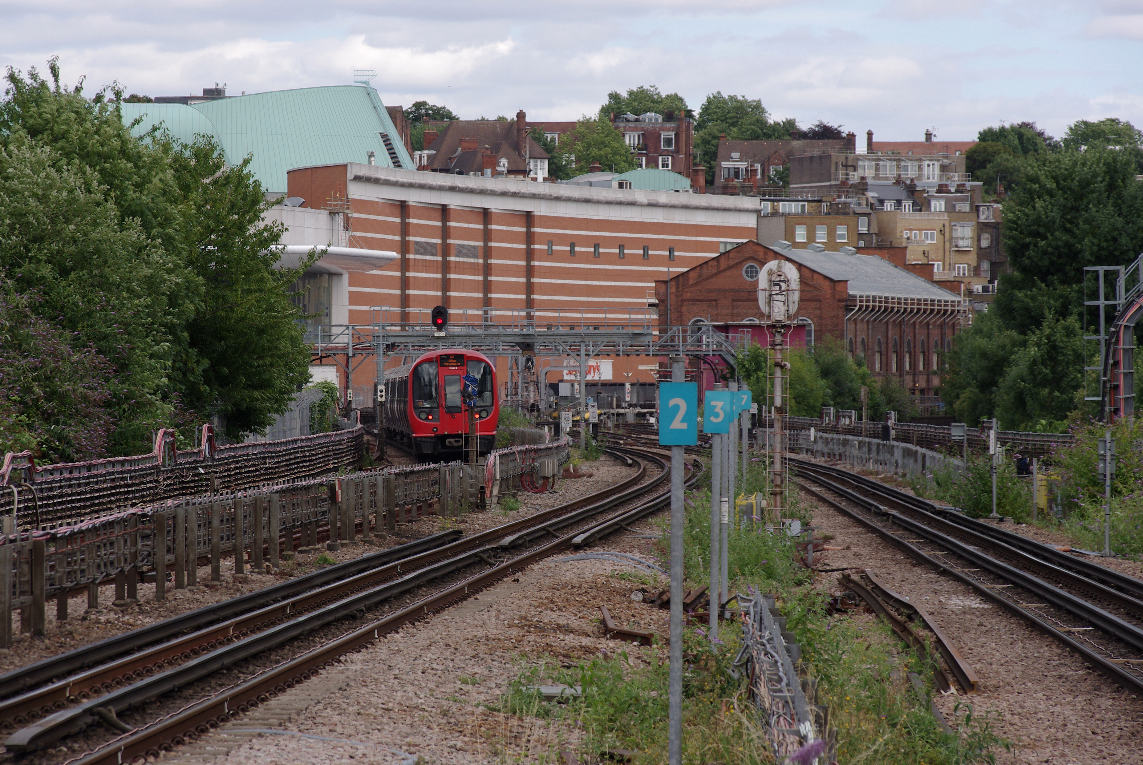 West Hampstead tube station MMB 02 S Stock