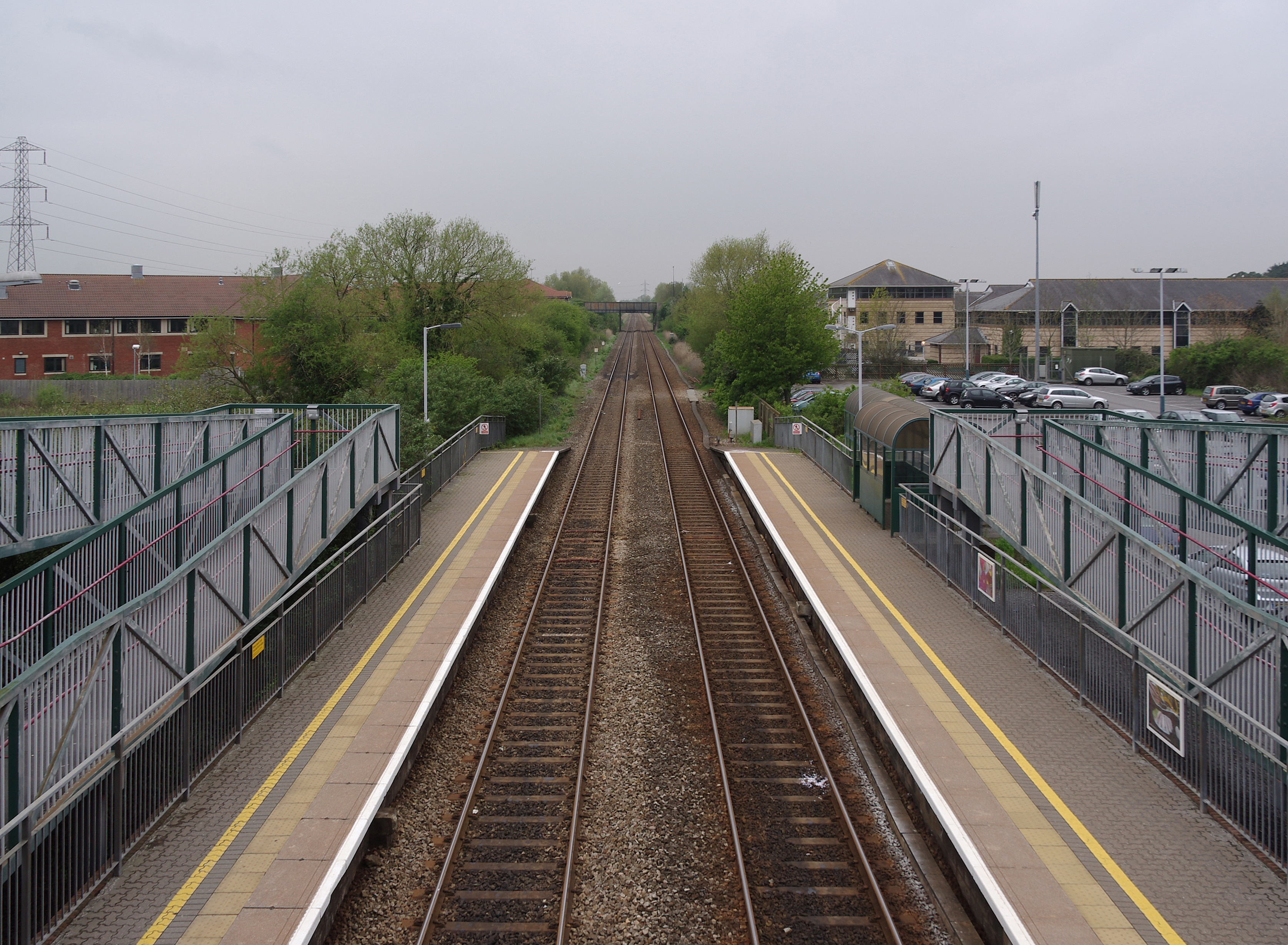 Worle railway station MMB 17