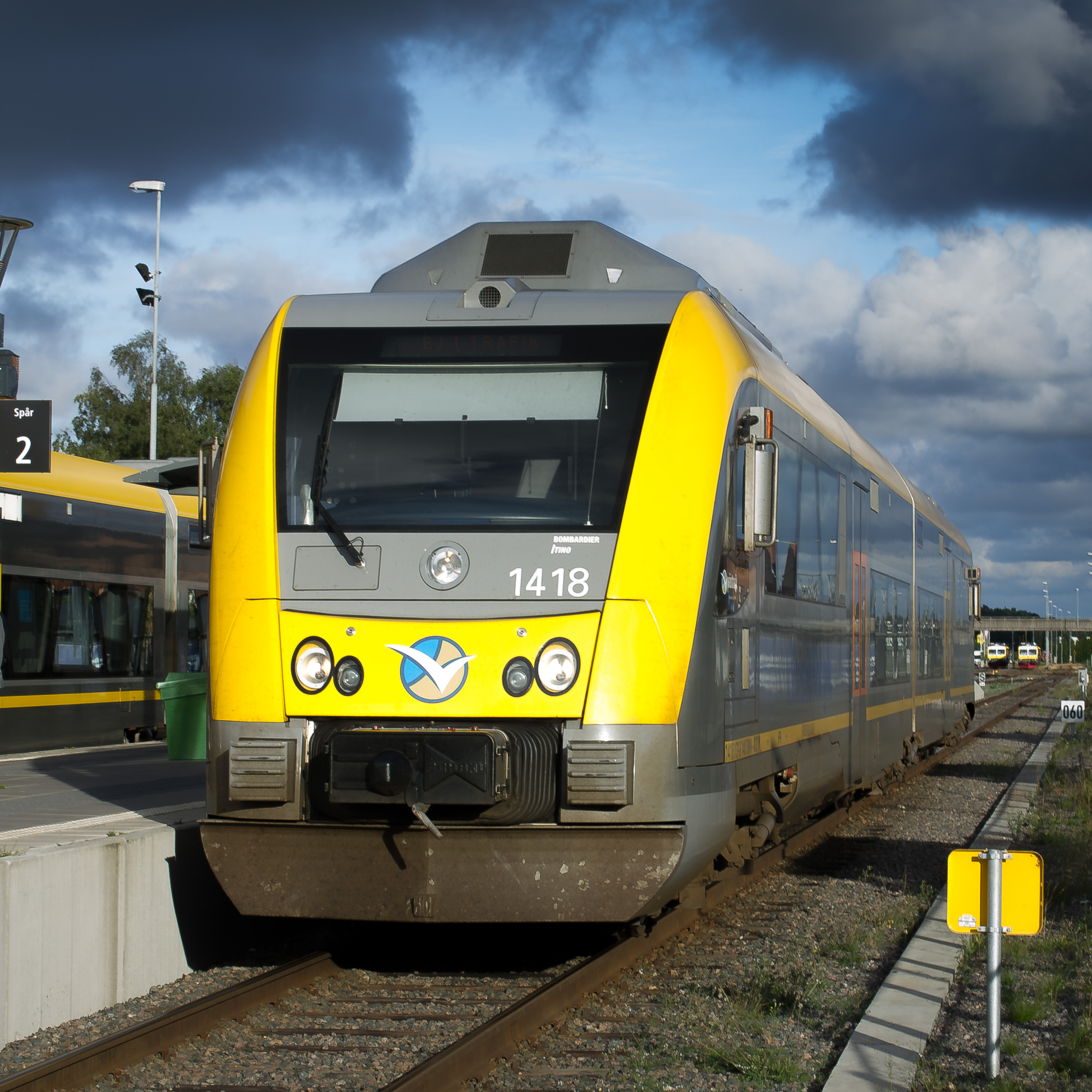Y31 1418 at Lidköpings resecentrum (front view)